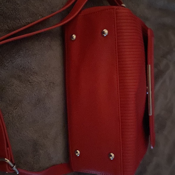 Karla Hanson red satchel purse - Picture 8 of 8